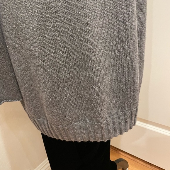Tommy Hilfiger Gray Cardigan Sweater Open Front - Picture 6 of 11